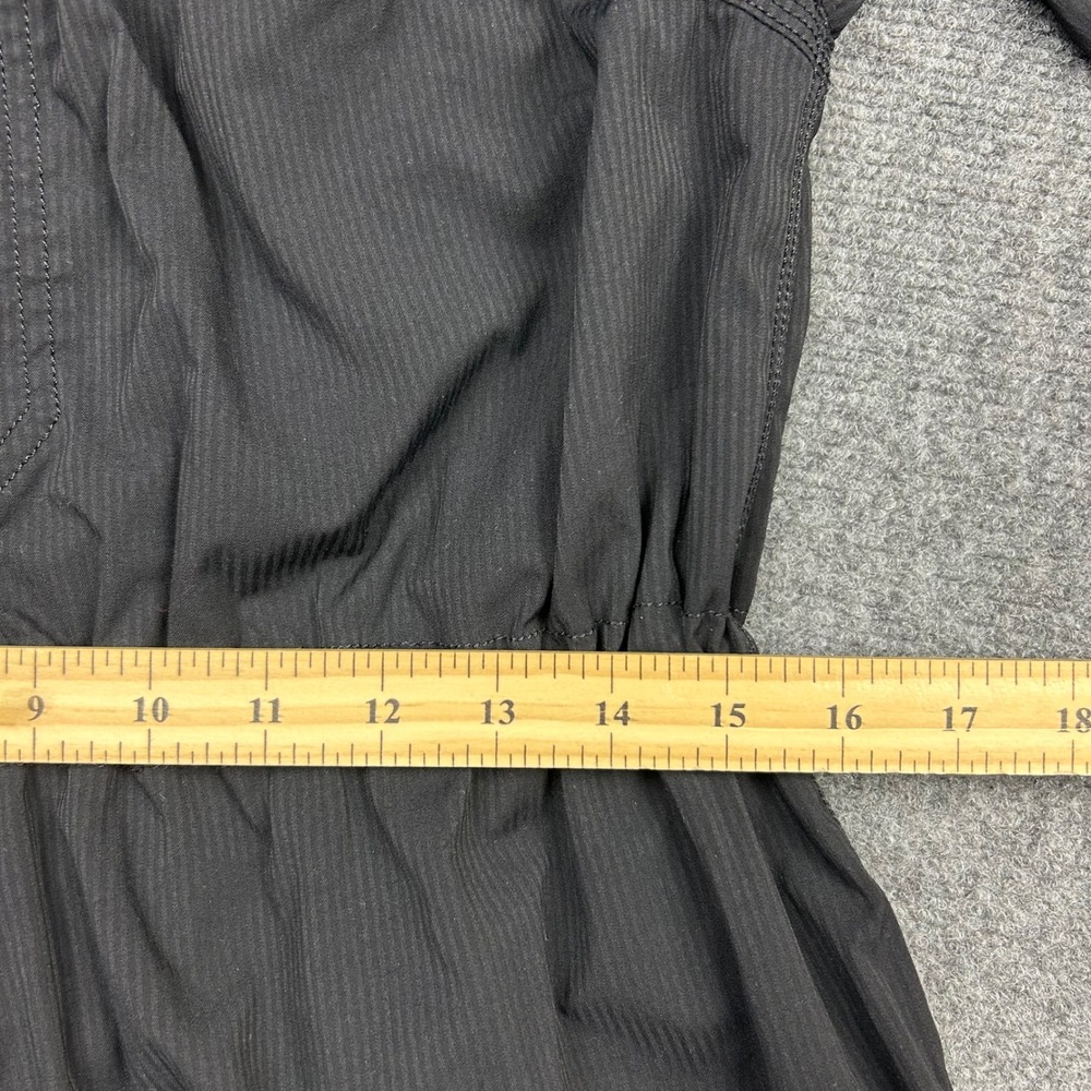Lululemon Apres Practice Jacket Womens‎ 6 Black Hooded Drawstring Waist Anorak - Picture 12 of 13